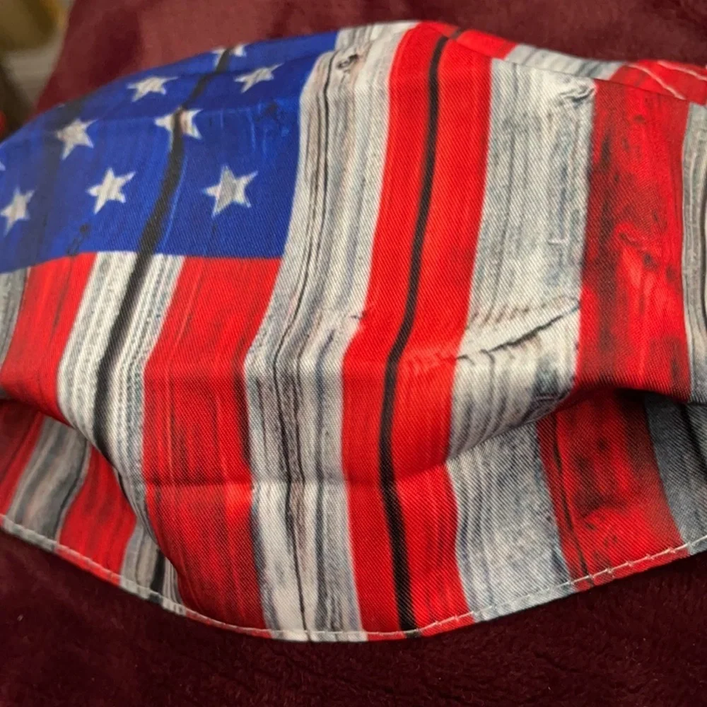 6/$20 New American flag face mask
